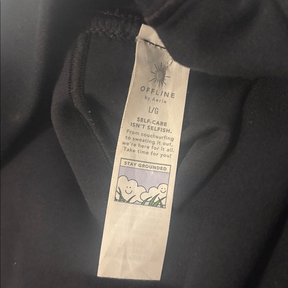 Offline Aerie Black All Aces Tennis pleated Skort SZ L Activewear athleisure - Picture 5 of 13